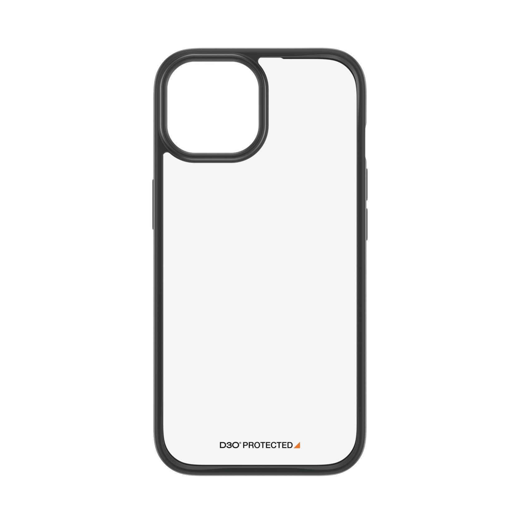 PanzerGlass® ClearCase Transparent w. Black Frame & D3O® iPhone 15